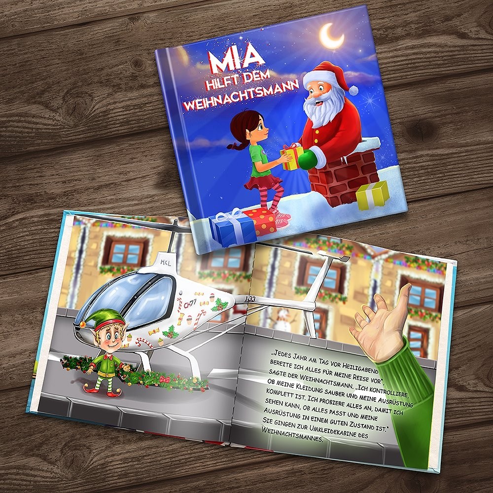 „Hilfe für den Weihnachtsmann“ Ein personalisiertes Geschichtenbuch