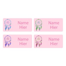 Dream Catcher Rectangle Name Labels - German