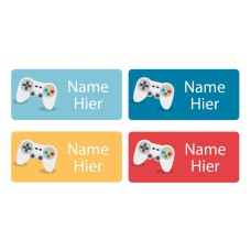 Gaming Rectangle Name Labels - German