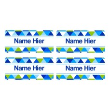 Geometric Rectangle Name Labels - German