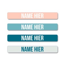 DE - Coral Mini Name Labels