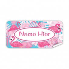 Flamingo Rectangle Name Label
