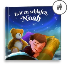 „Zeit zu schlafen“ Ein personalisiertes Geschichtenbuch - DE