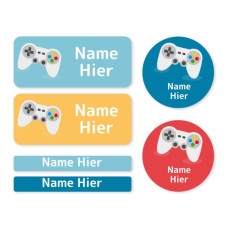 Gemischte Namensetiketten „Gaming“ - DE