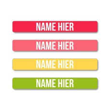 DE - Tropical Mini Name Labels