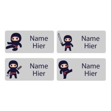 Ninja Rectangle Name Labels - German