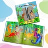 „Die zehn Dinosaurier“ Ein personalisiertes Geschichtenbuch - IT